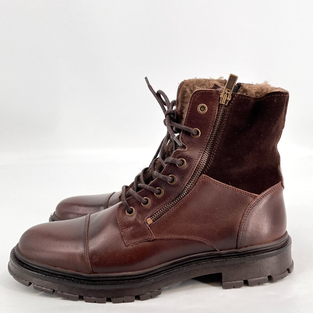 ALDO Aaren-l Men's Thermal Faux Insulation Winter Boot Brown Size 10 New In Box - Picture 4 of 10